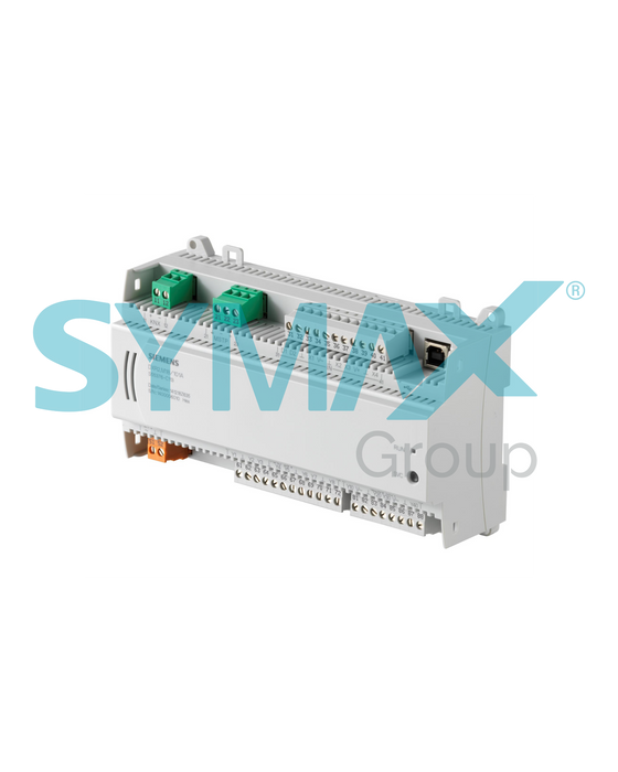 DXR2.M18 || ESTAÇÃO DE AUTOMAÇÃO, BACNET/MSTP, 24 V, COMPARTIMENTO DIN, 2 DI, 4 UI, 4 AO, 8 TRIAC, (FANCOIL, TETO RADIANTE, RADIADOR, 4 LUZES E 2 PERSIANAS) - SIEMENS