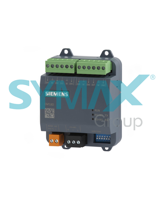 EM1.8D || DESIGO ESSENTIALS, MÓDULO DE EXTENSÃO DE E/S, CA/CC 24 V, MODBUS RTU (RS485), 8 ENTRADAS DIGITAIS - SIEMENS