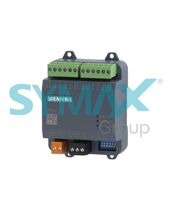 EM1.8U || DESIGO ESSENTIALS, MÓDULO DE EXTENSÃO DE E/S, CA/CC 24 V, MODBUS RTU (RS485), 8 E/S UNIVERSAIS - SIEMENS