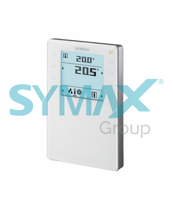 QMX3.P34 || UNIDADE DE OPERAÇÃO DE SALA KNX COM SENSOR DE TEMPERATURA, TELA RETROILUMINADA SEGMENTADA, TECLAS SENSÍVEIS AO TOQUE, BRANCA - SIEMENS