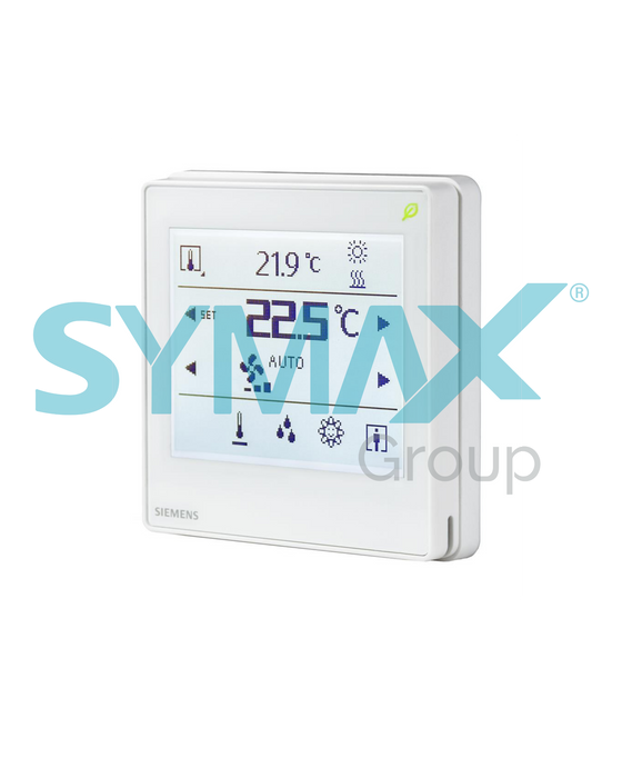 QMX3.P35H || UNIDADE DE OPERAÇÃO DE SALA KNX PL-LINK COM SENSOR DE TEMPERATURA, DISPLAY RETROILUMINADO COM MATRIZ DE PONTOS, TELA SENSÍVEL AO TOQUE, BRANCO - SIEMENS
